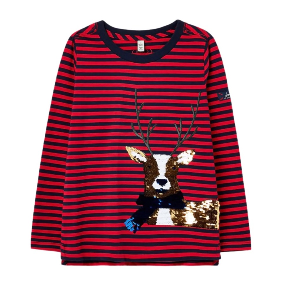 Joules Cullen Reindeer Top BNWT